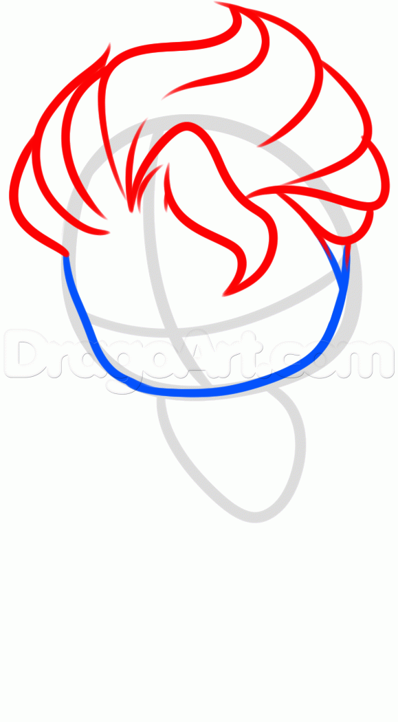 579x1050 How To Draw Chibi Elsa, Step