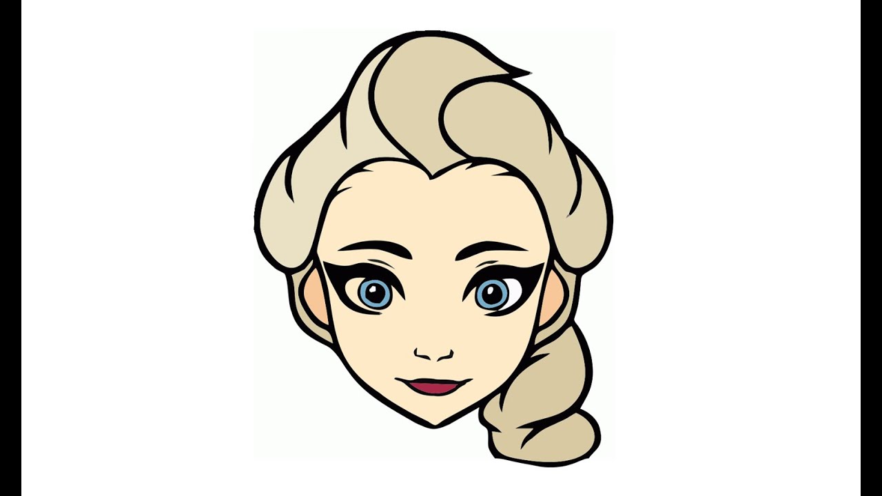 1280x720 How To Draw Elsa From Frozen