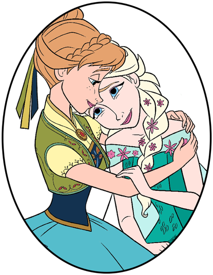 415x536 Collection Of Free Hugging Drawing Elsa Anna Download On Ui Ex