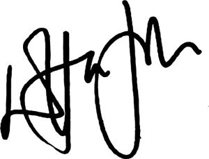 300x229 Elton John Autograph Vinyl Decal Sticker Rocket Man Yellow Brick