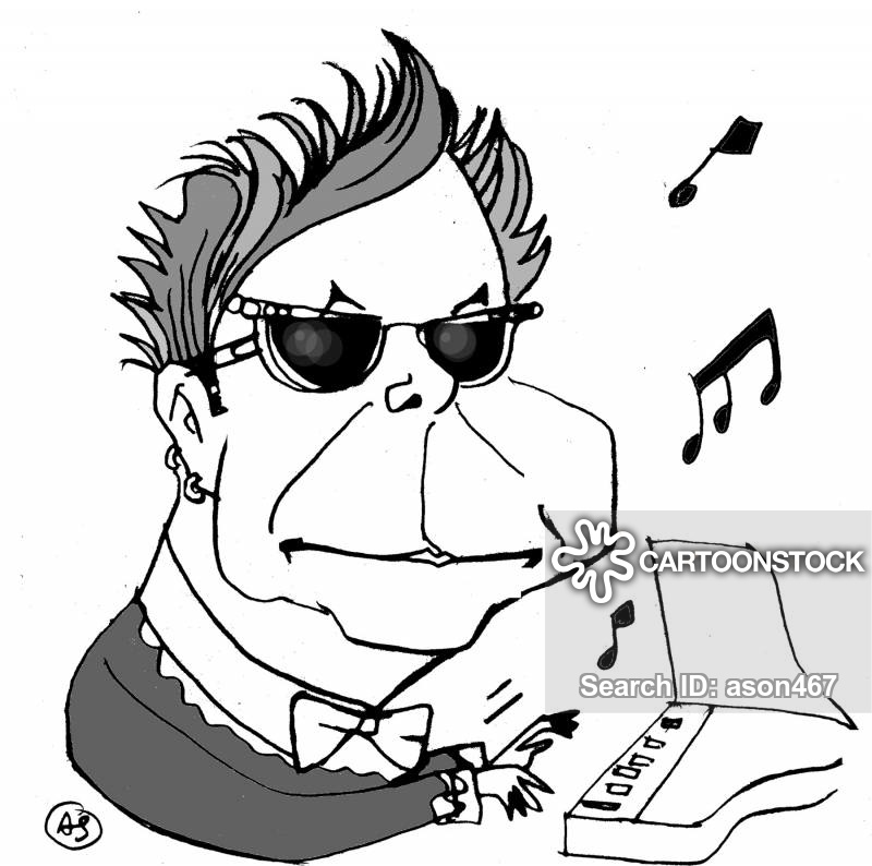 800x794 Elton John Cartoons And Comics