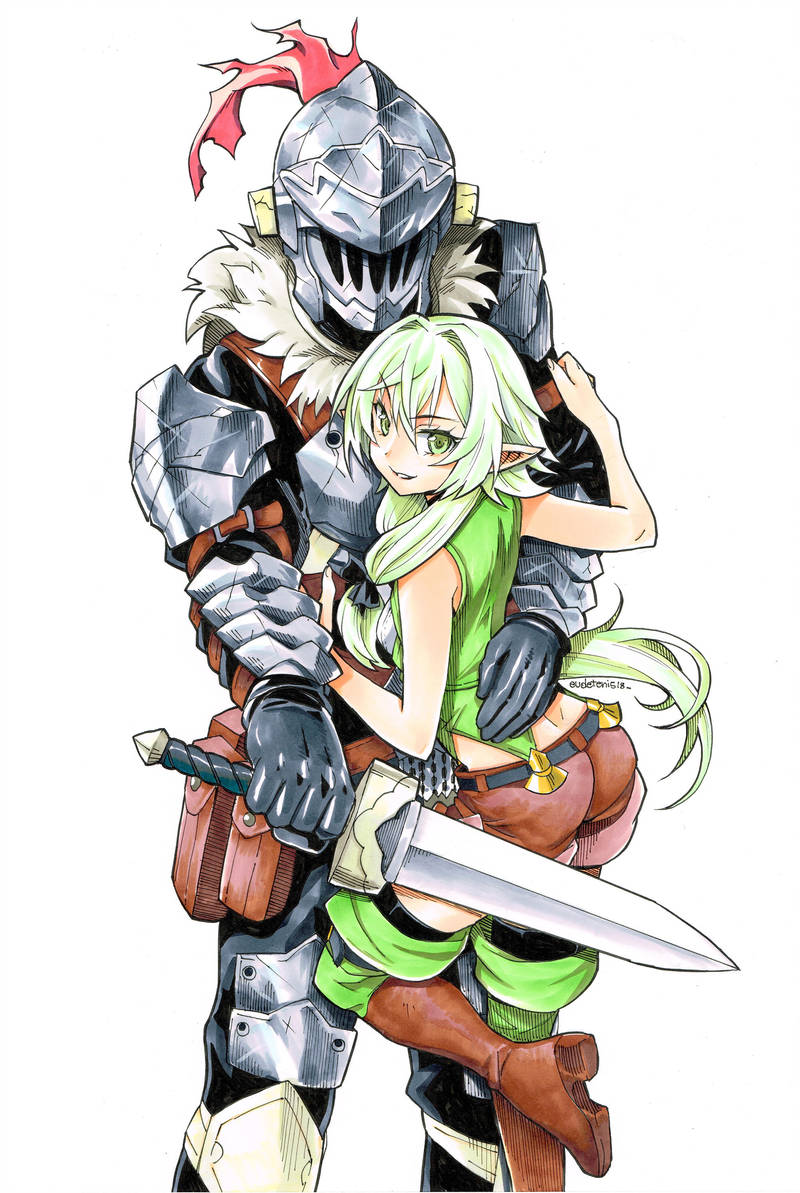 800x1193 goblin slayer x high elf archer goblinslayer