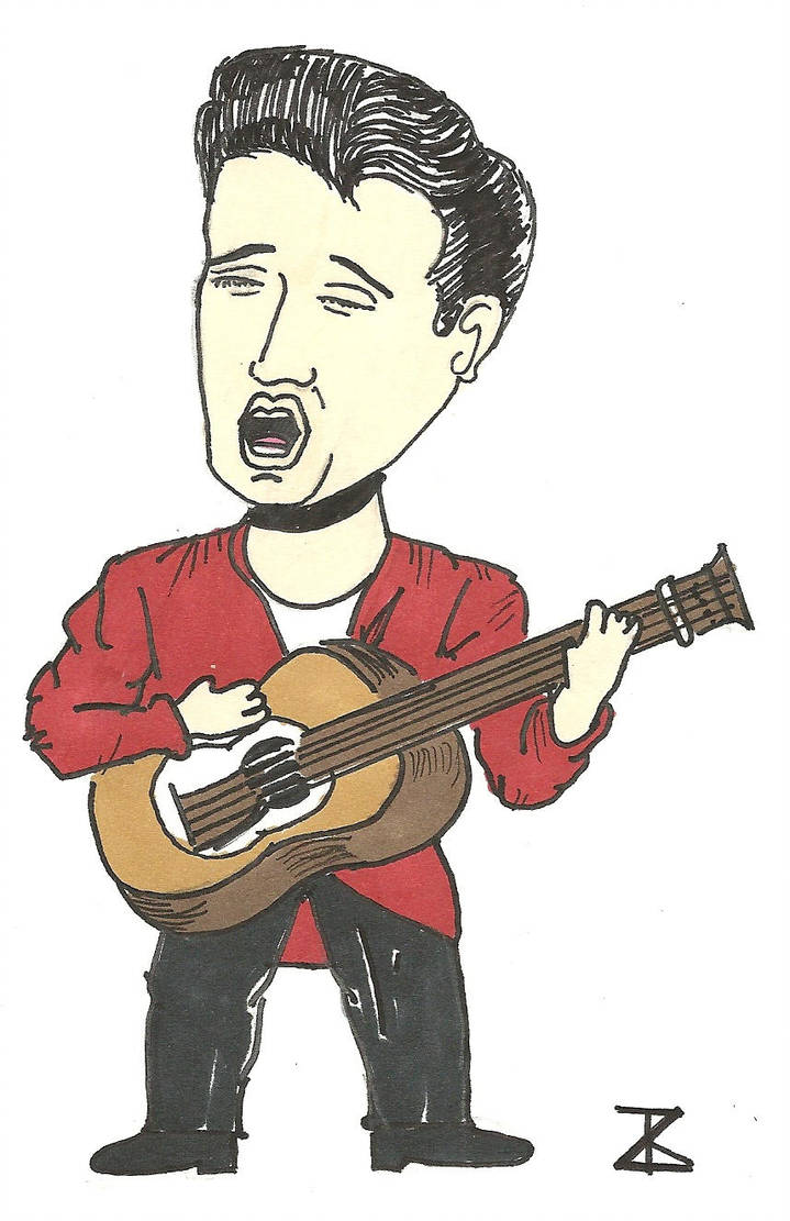719x1111 Elvis Drawing