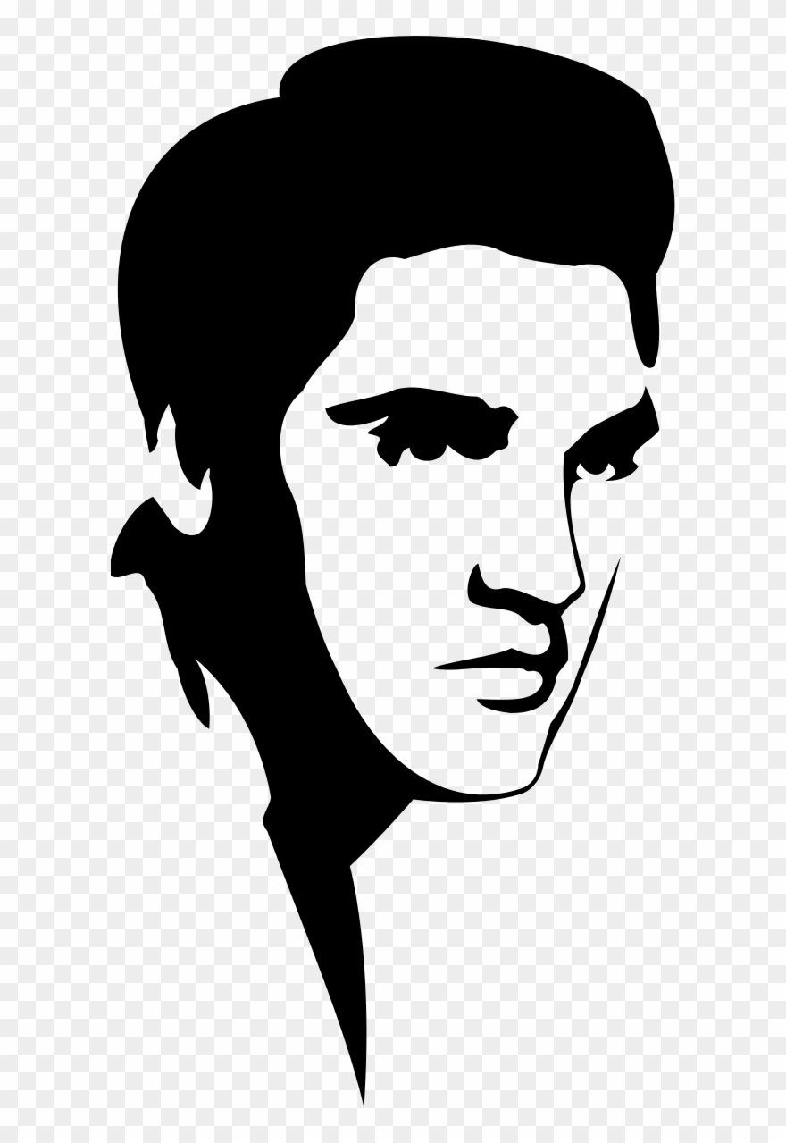880x1279 Elvis Presley Stencil