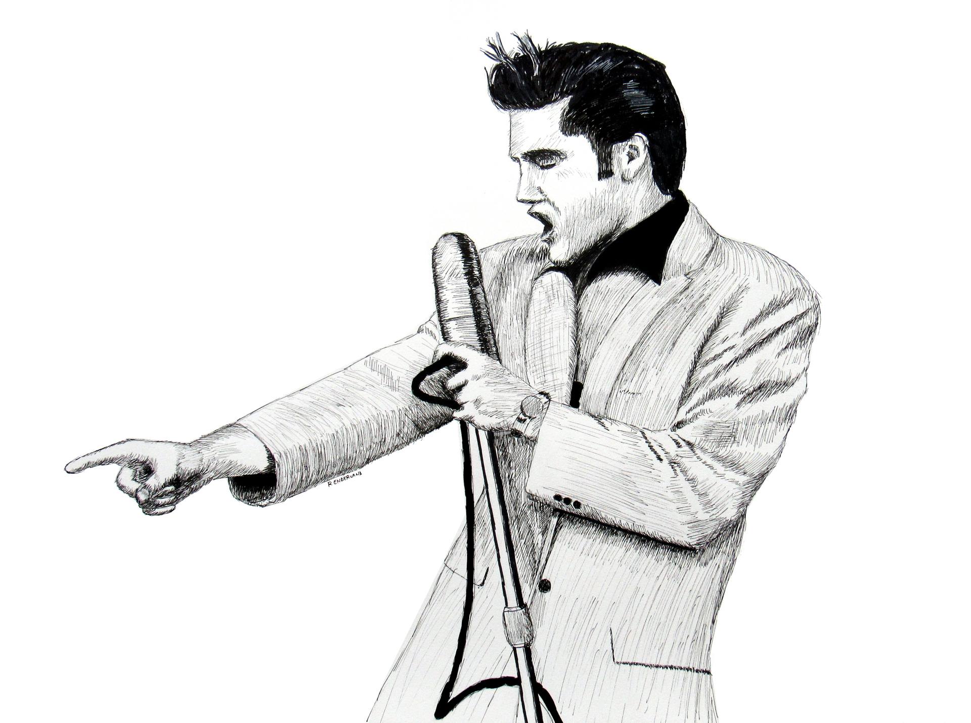 1920x1430 Elvis, Drawing