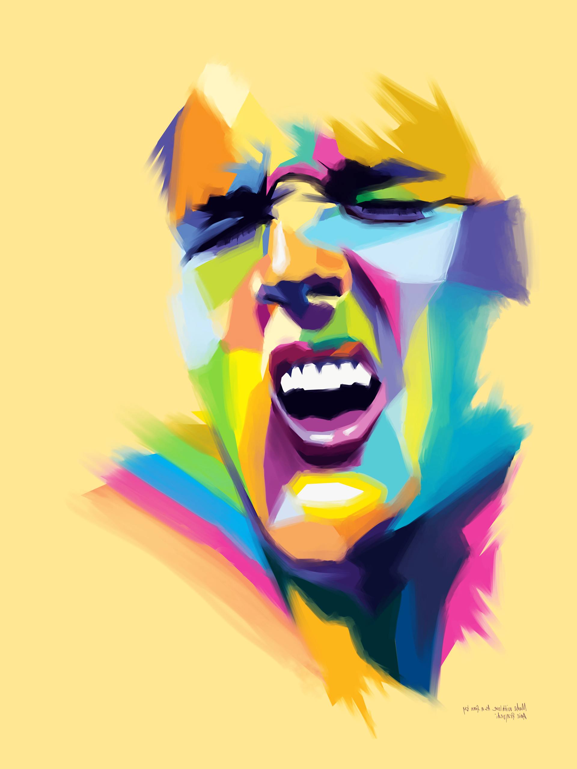 1920x2560 Elvis Drawing