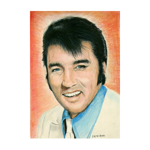 300x300 Elvis Presley Drawing