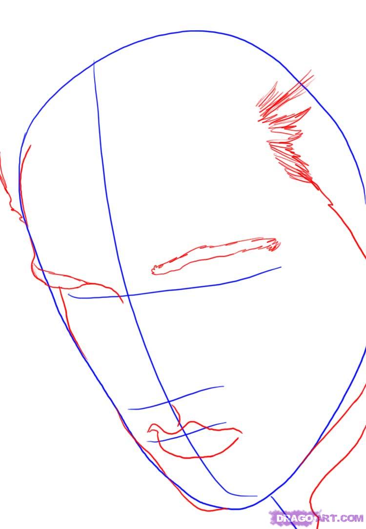 750x1085 How To Draw Elvis Presley, Step