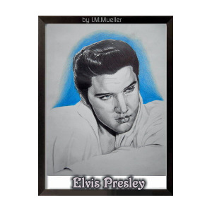 300x300 Elvis Presley Drawing