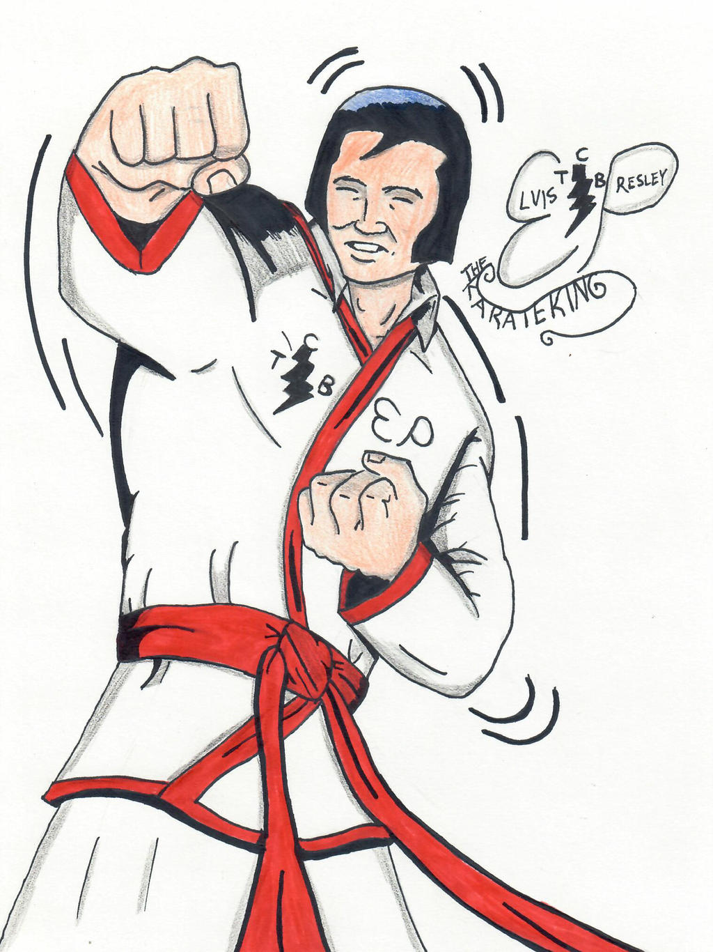 1024x1366 Elvis Presley, The Karate King