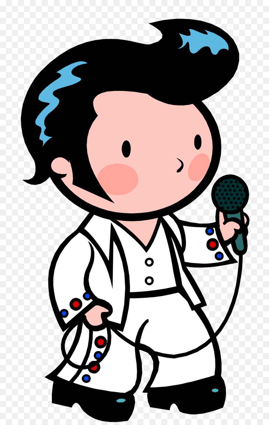 900x1420 Collection Of Free Elvis Clipart Drawing Amusement Clipart