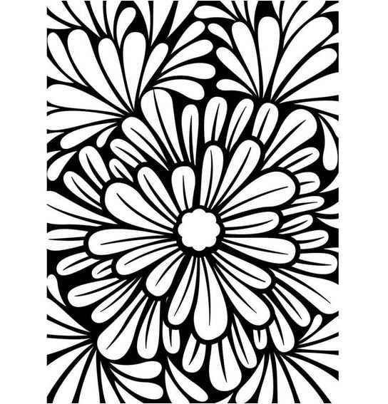 544x567 darice embossing folder bold floral