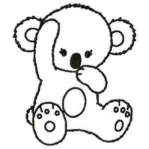 300x300 Free Embroidery Design Koala Bear