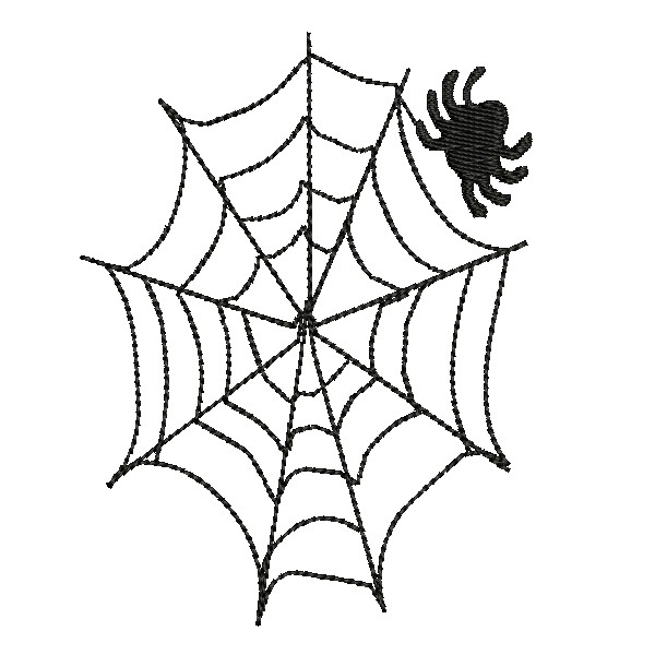 600x600 Spider Web Embroidery Designs