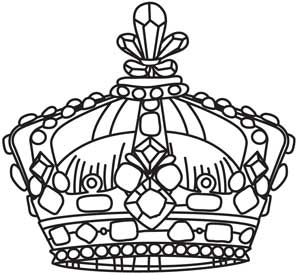 300x275 Vintage Crown Urban Threads Unique And Awesome Embroidery Designs