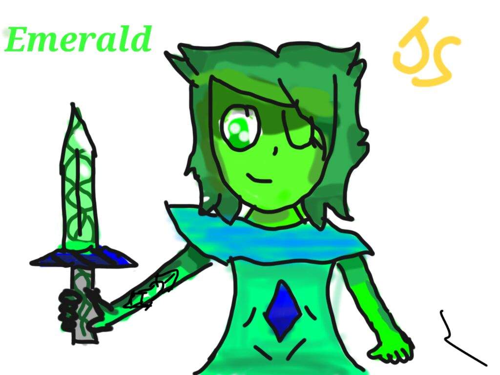 1024x768 Emerald Re Draw On Tablet! Steven Universe Amino