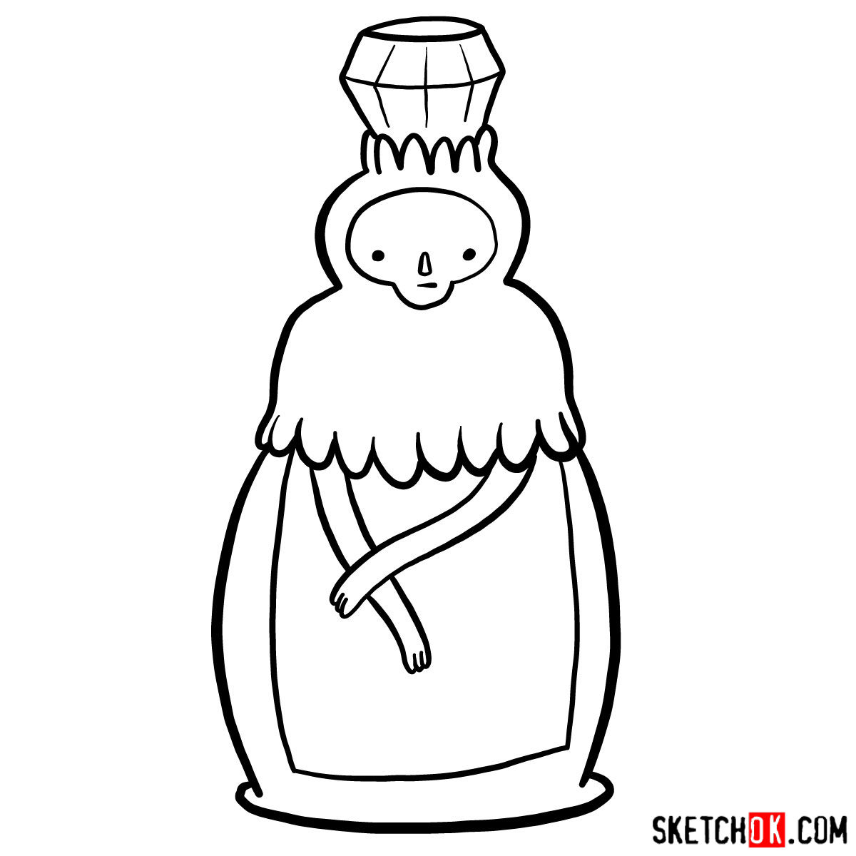 1200x1200 How To Draw Emerald Princess