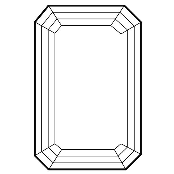 591x591 shape emerald cut the more rectangular, the better