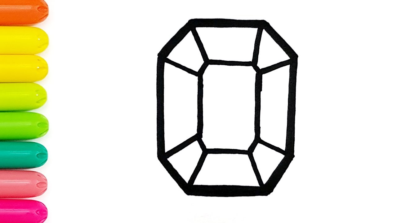 1280x720 Coloring Emerald Painting For Toddlers And Drawing For Kids