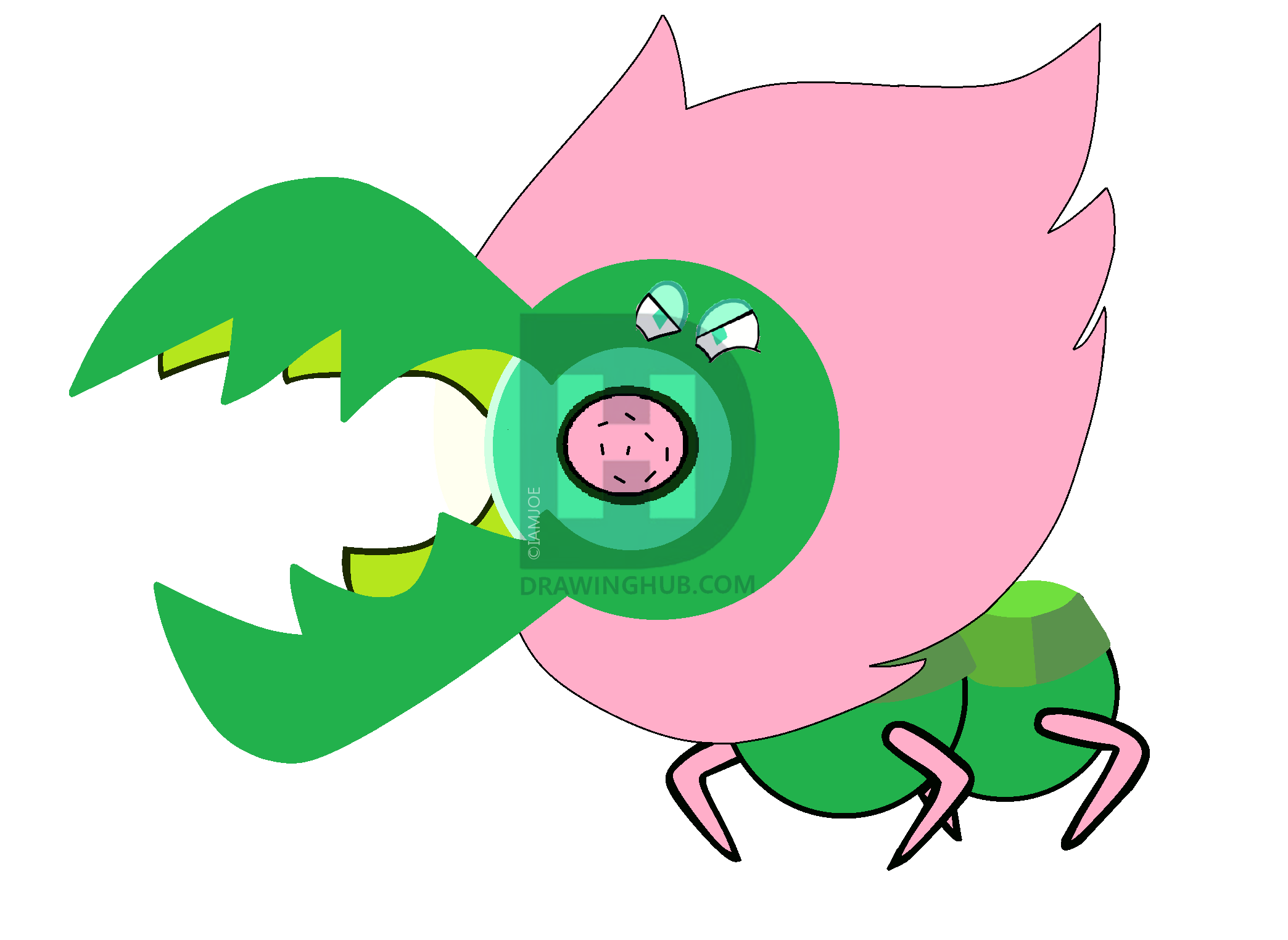 2088x1524 Corrupted Emerald Drawing