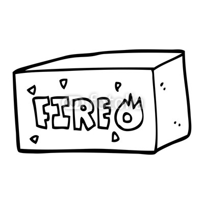 400x400 Line Drawing Cartoon Emergency Fire Sign Buy Photos Ap Images