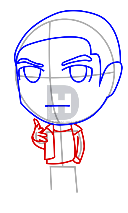 433x720 How To Draw Chibi Eminem, Step