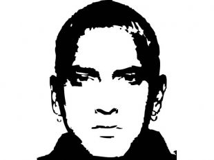 310x233 Eminem Monochrome Vector Free Vectors Ui Download
