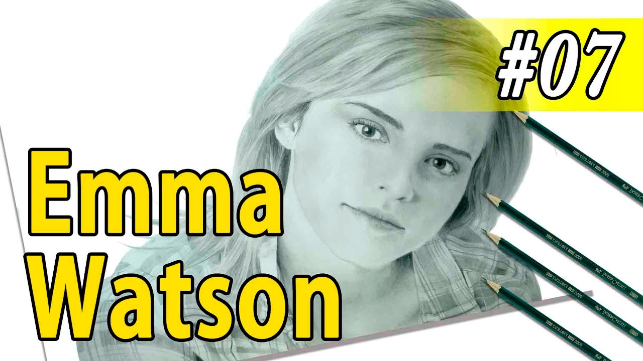 1280x720 Desenhando Emma Watson
