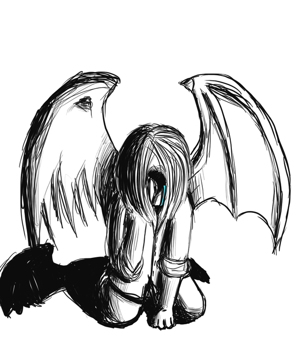 600x700 Pain Drawing Emo For Free Download