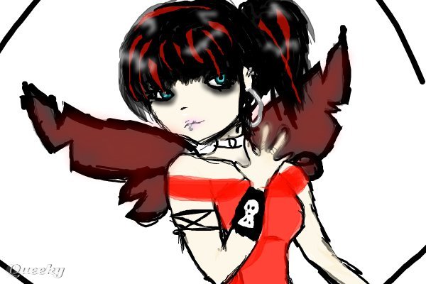 600x400 Emo Fairy An Anime Speedpaint Drawing