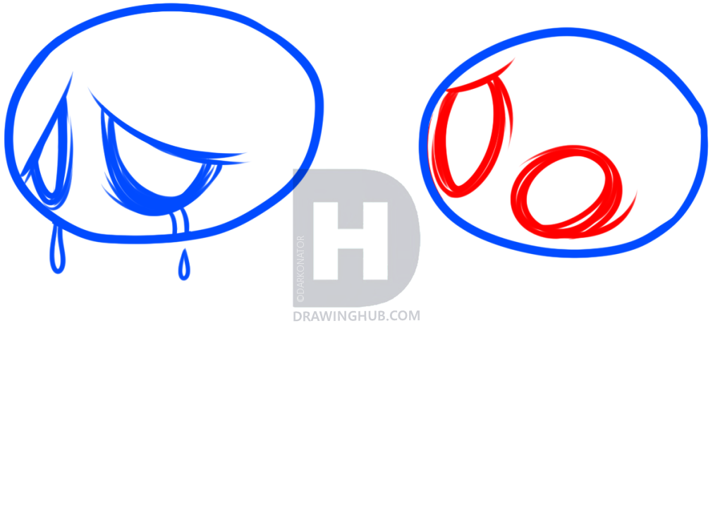 1021x720 How To Draw Emo Easy, Step