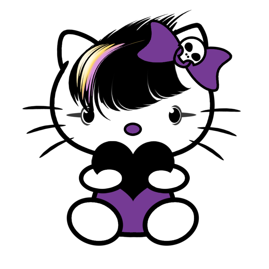 894x894 collection of free goth drawing kitty download on ui ex