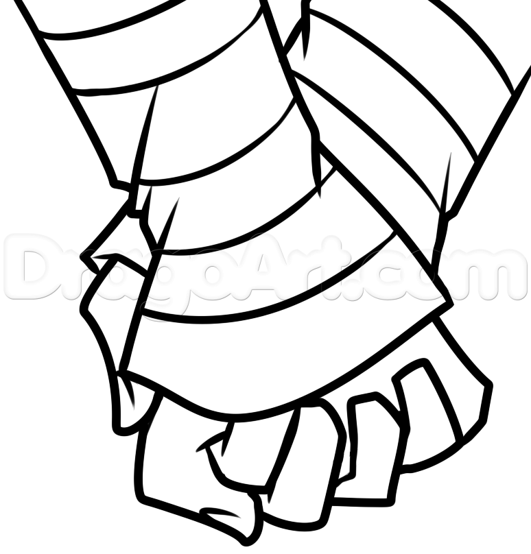774x808 Drawing Emo Holding Hands, Step