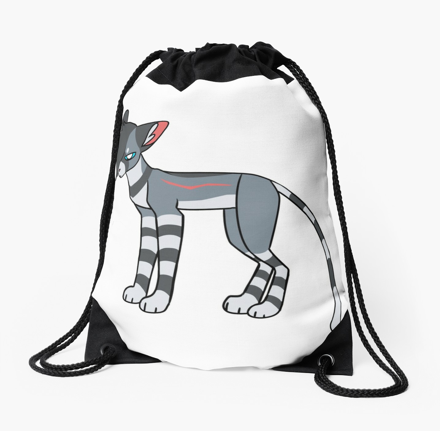 1435x1404 Emo Jayfeather Drawstring Bag