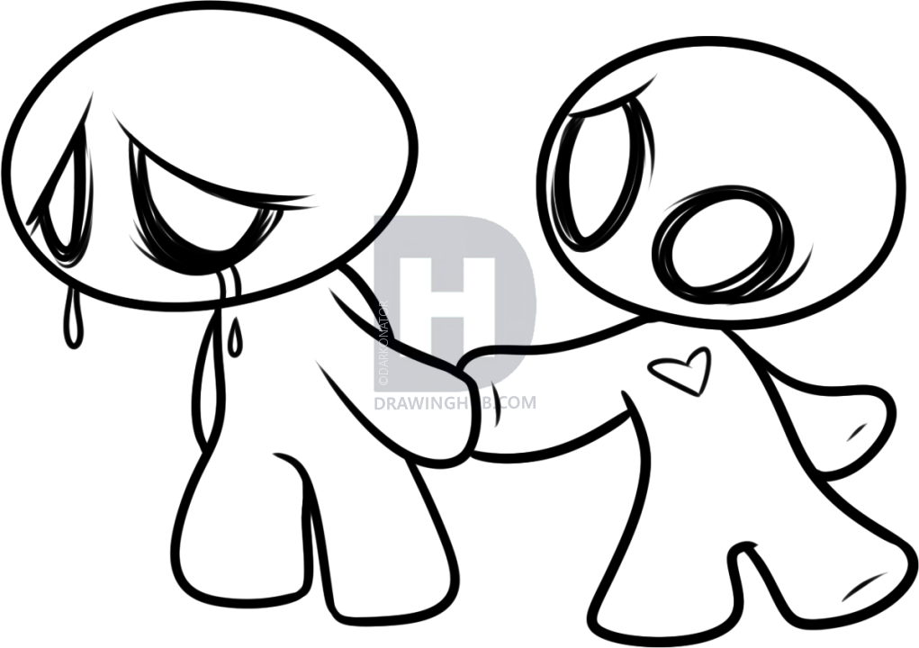 1021x720 How To Draw Emo Easy, Step