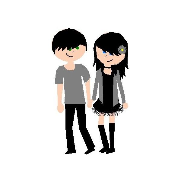 600x600 Emo Couple