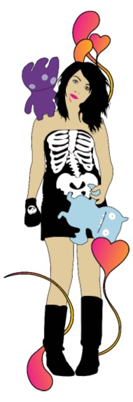 190x573 Emo Girl Iphone Case Spreadshirt