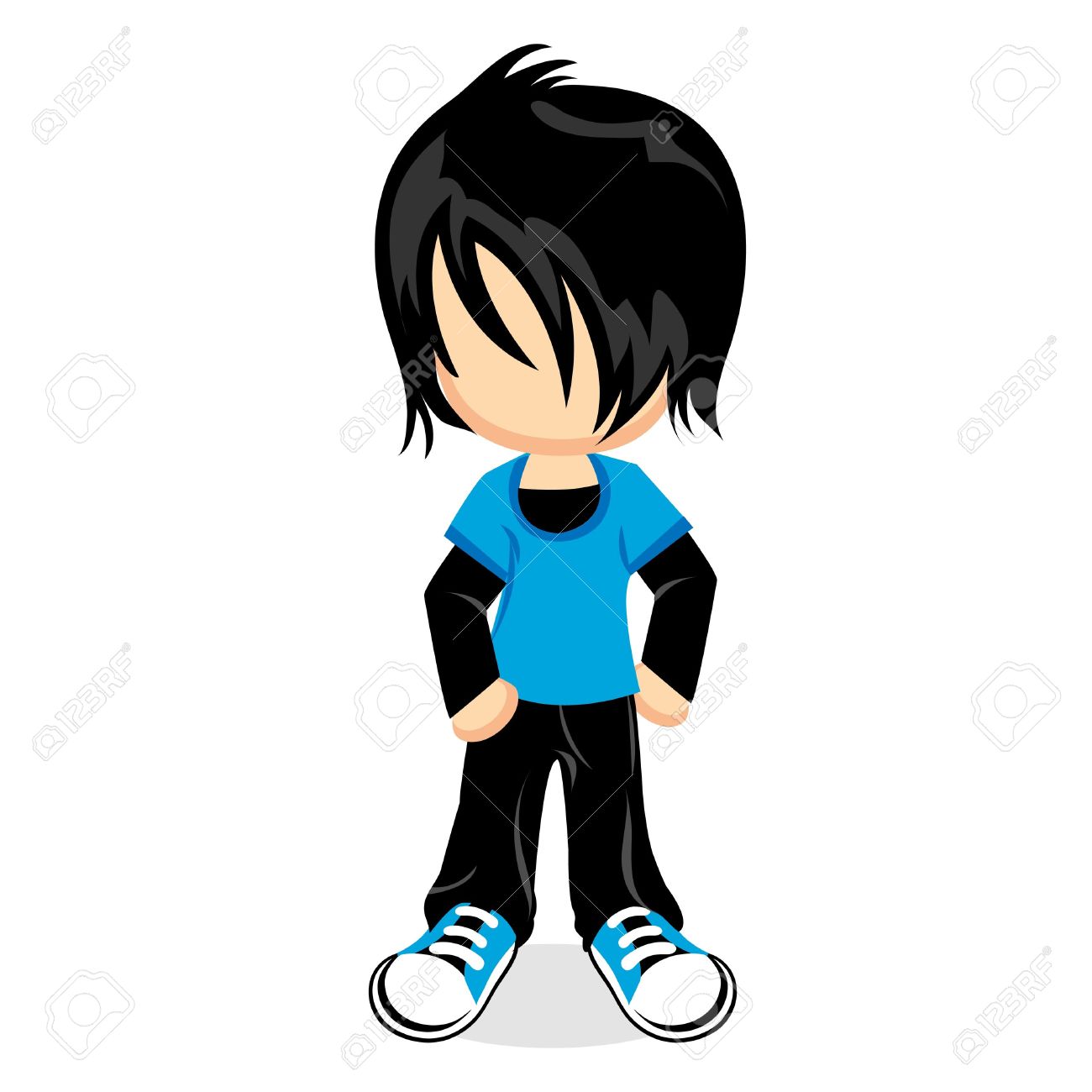 1300x1300 Emo Girl Clipart