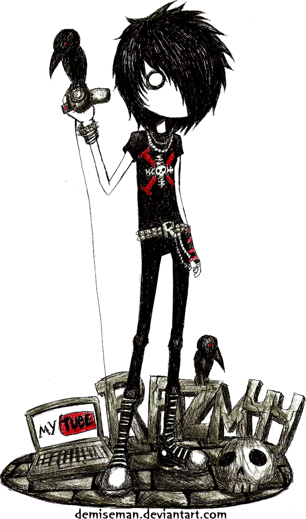 619x1047 Demiseman Emome In Emo Art, Goth Art, Art