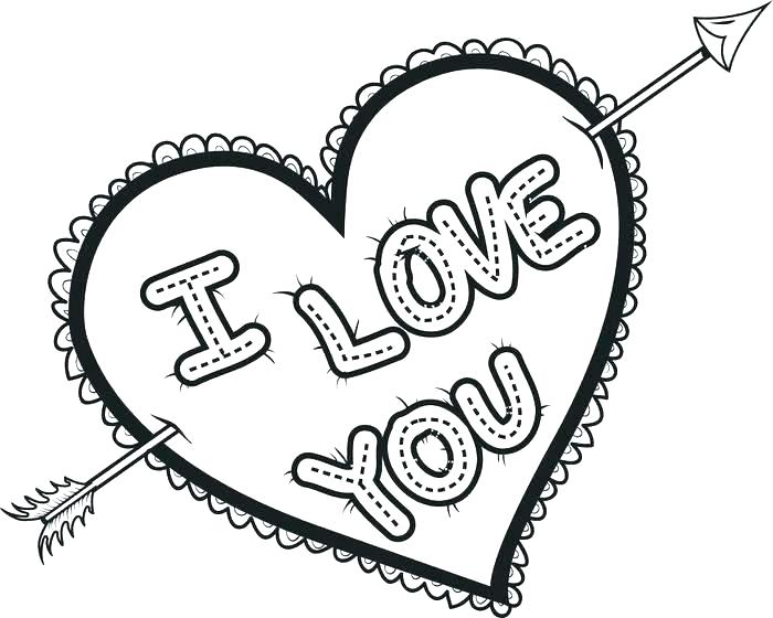 700x560 Coloring Pages Of Love Hearts Love Hearts Coloring Pages