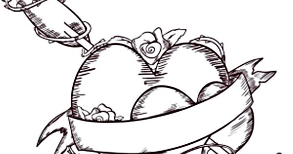 600x316 Emo Love Gallery Emo Love Heart Drawings