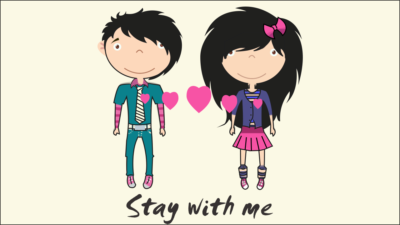 1280x720 Emo Love Cartoons Pictures