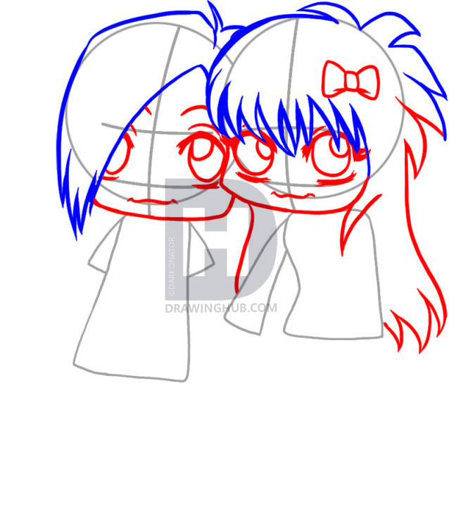 638x720 How To Draw Emo Love, Step