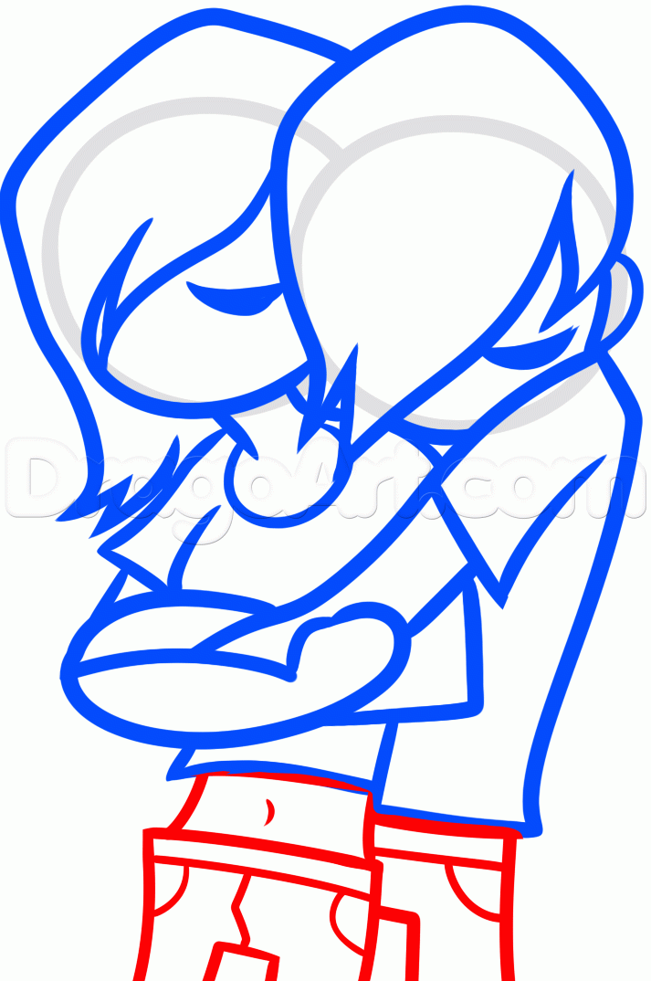 713x1074 Step How To Draw Emo Lovers