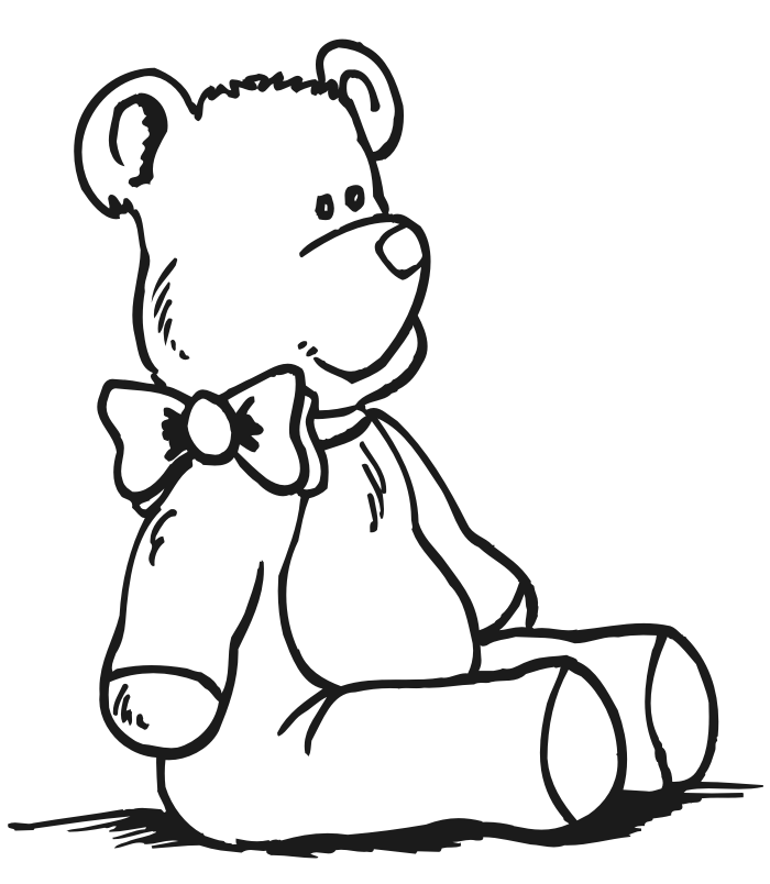 700x804 Emo Teddy Bear Coloring Pages Ajilbabcom Portal