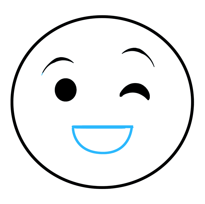 680x678 How To Draw A Tongue Out Emoji