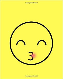 260x325 Kiss Emoji Sketchbook Large Sketchpad To Draw Or Write In