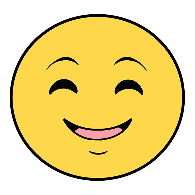 680x678 How To Draw Emojis Happy Emoji