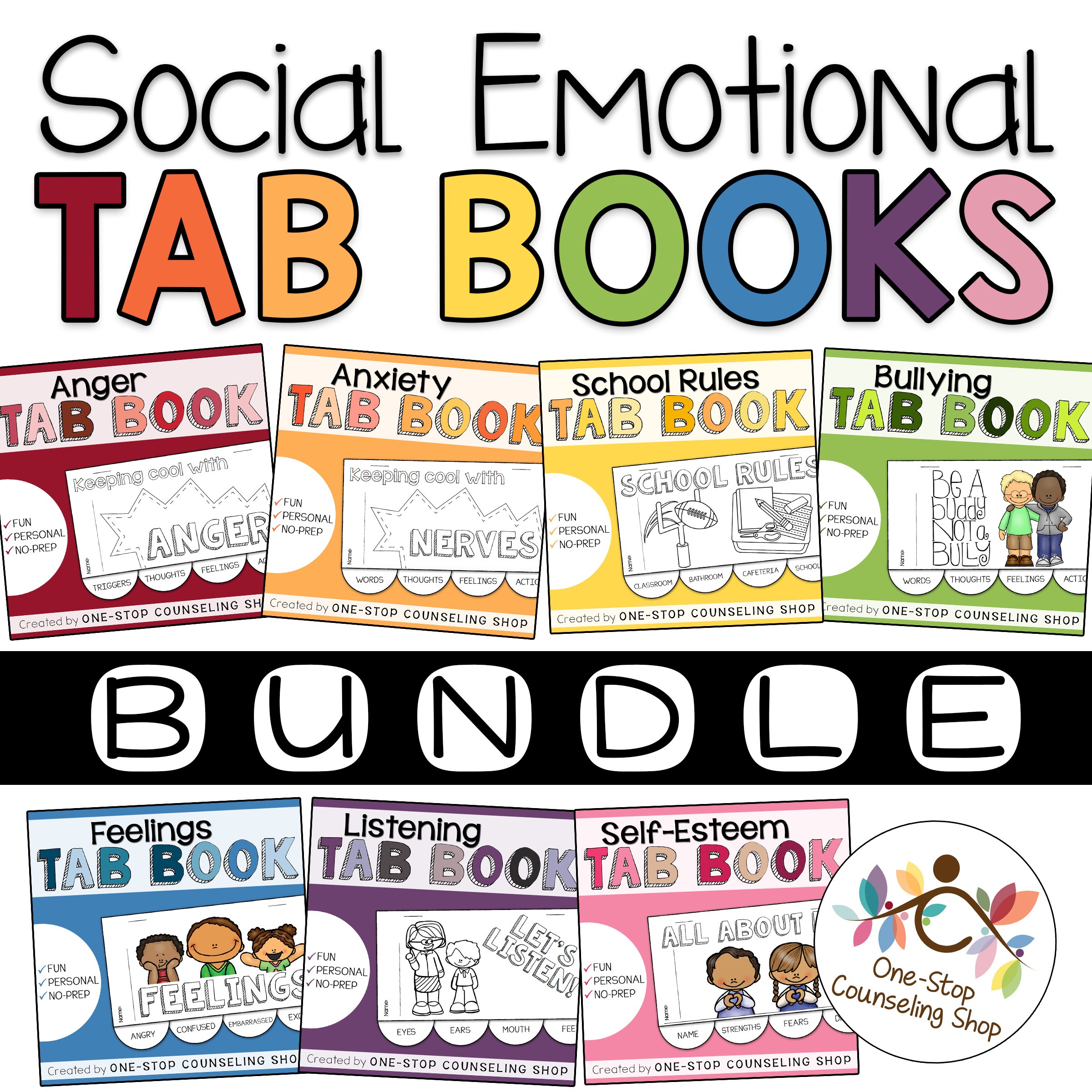 2400x2400 social emotional tab book bundle