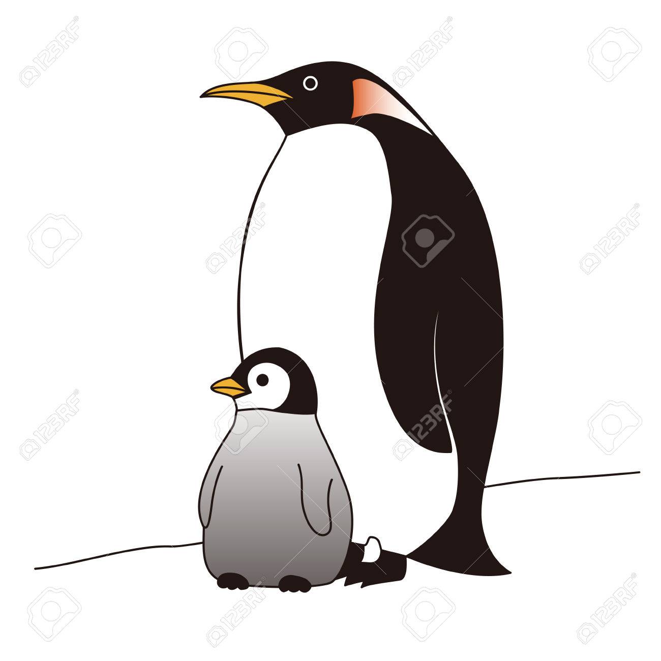 1300x1300 Emperor Penguin Clipart Penguin Mom Baby